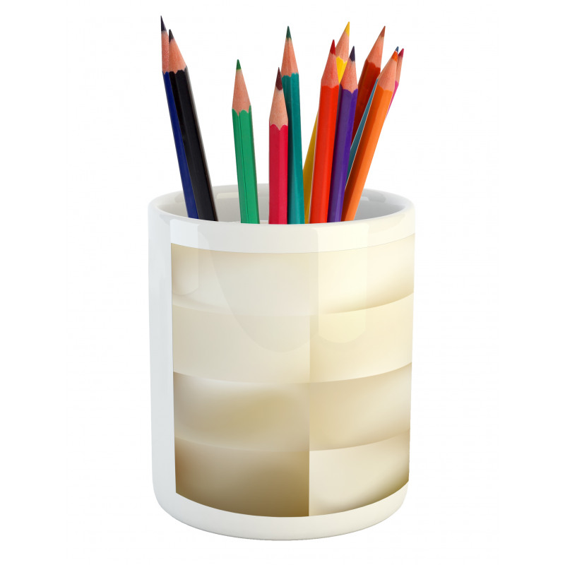 Abstract Square Shady Pencil Pen Holder