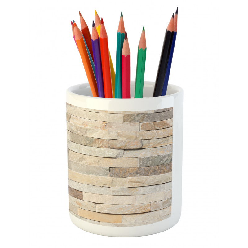 Brick Wall City Pencil Pen Holder