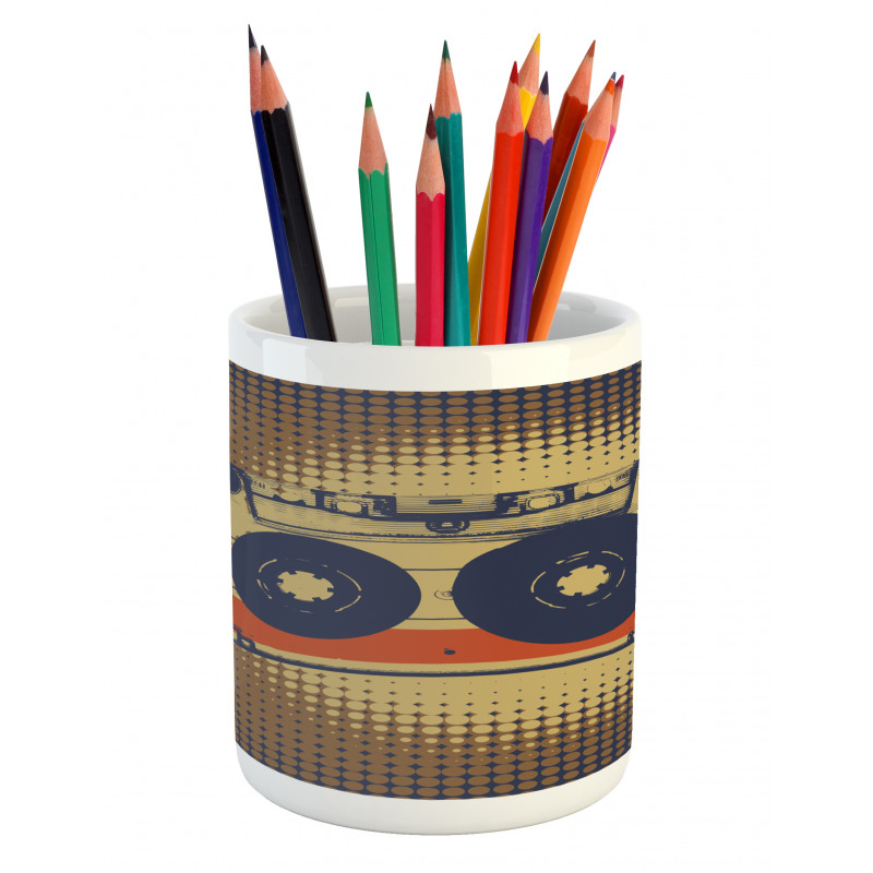 Audiocasette Music Fun Pencil Pen Holder