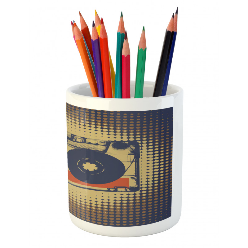 Audiocasette Music Fun Pencil Pen Holder