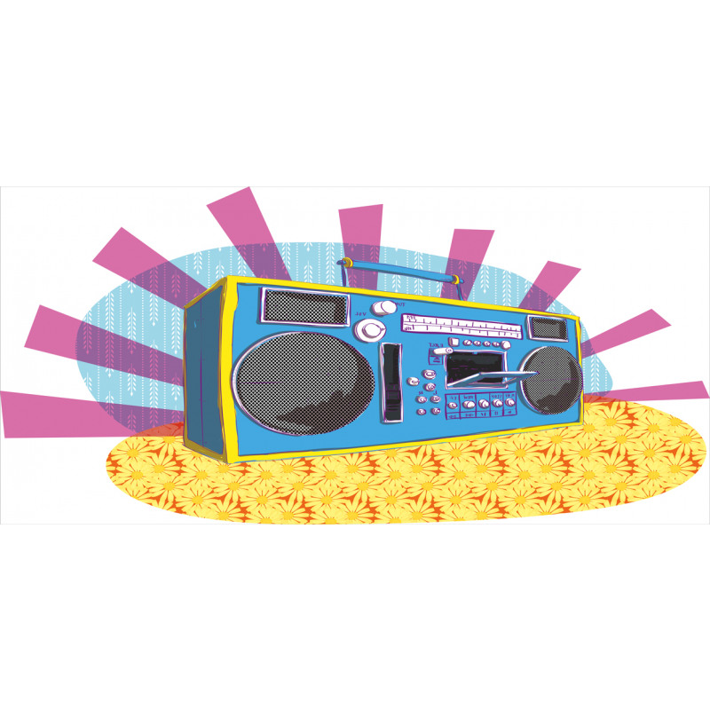 Boom Box Pop Art Dance Pencil Pen Holder