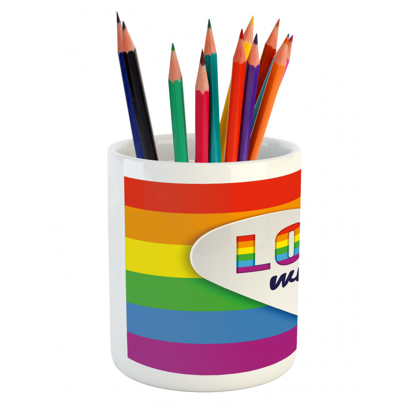 LGBT Pride Love Wins Pencil Pen Holder