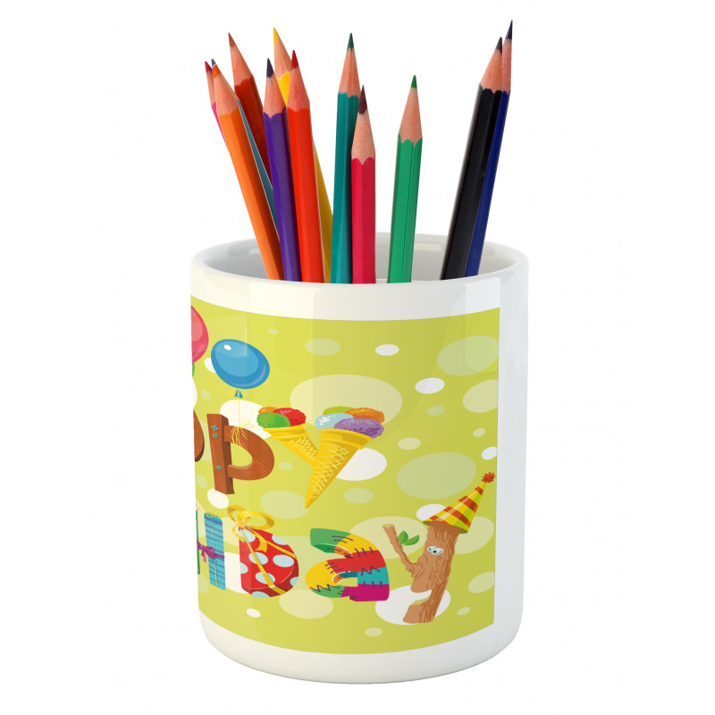 Ice Cream Candies Pencil Pen Holder