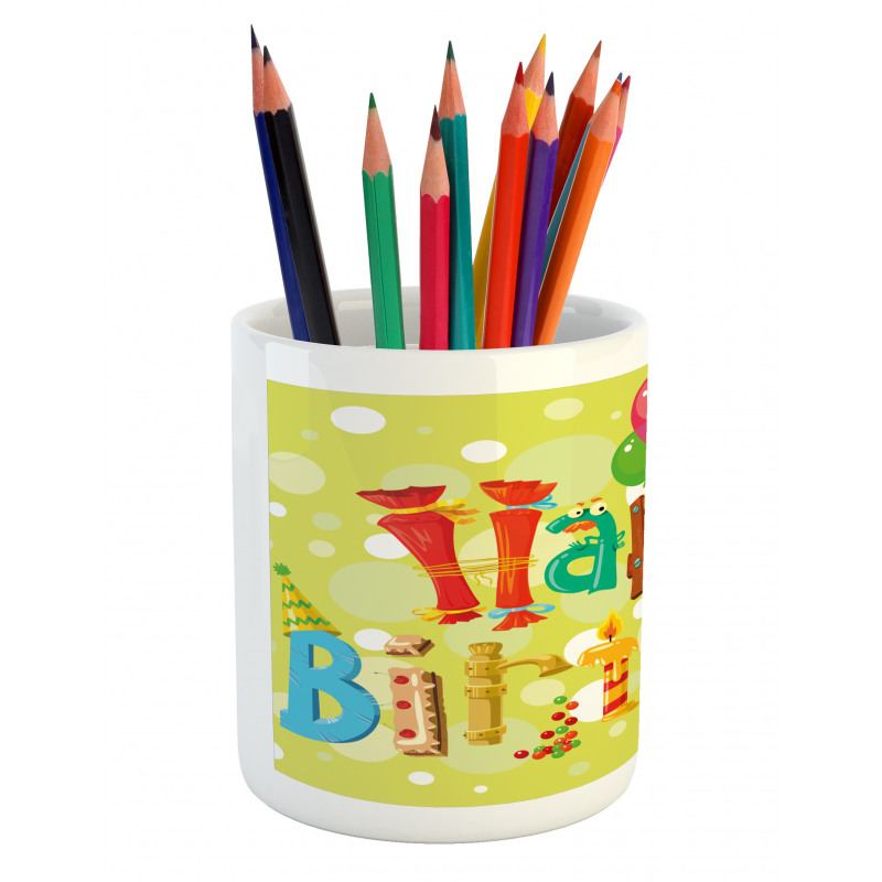 Ice Cream Candies Pencil Pen Holder