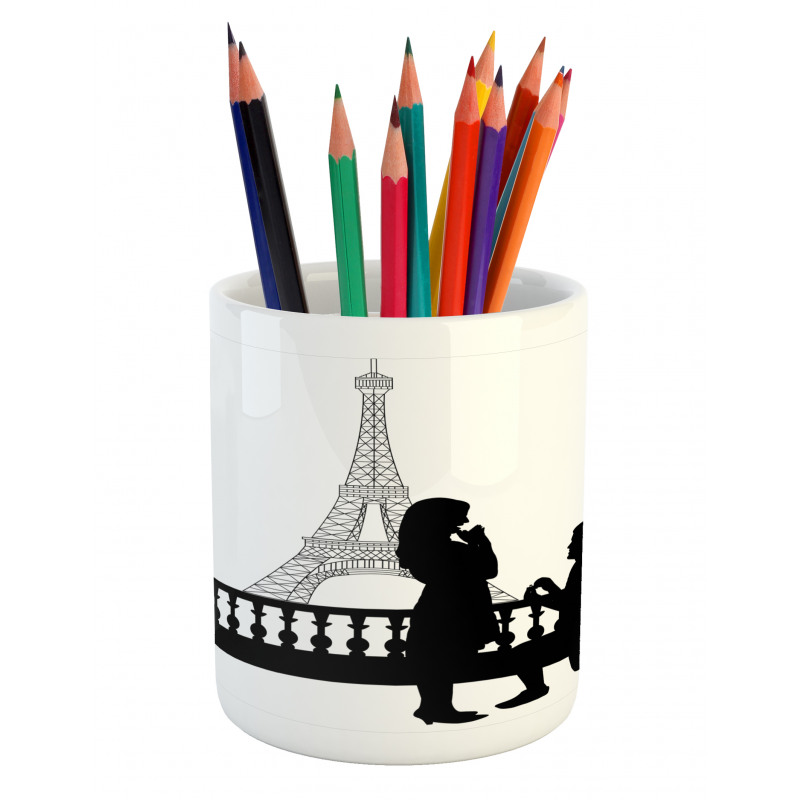 Paris City Lovers Pencil Pen Holder