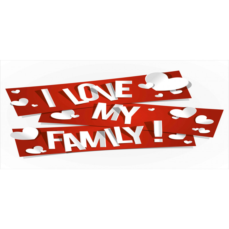 Family Love Heart Pencil Pen Holder