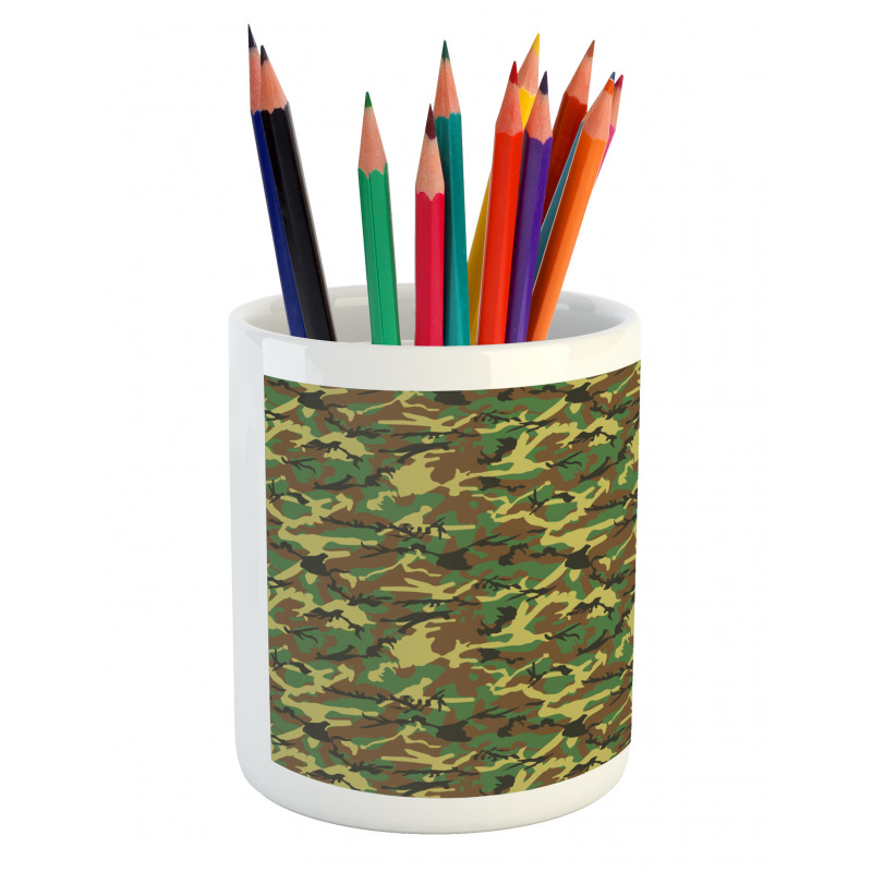 Woodland Abstract Jungle Pencil Pen Holder