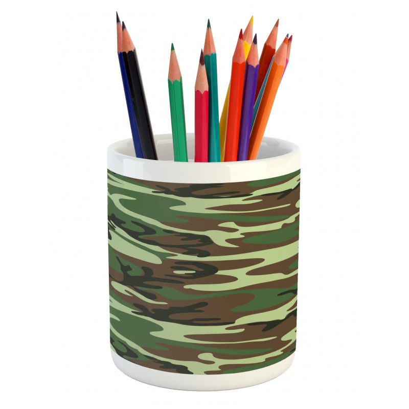 Classic American Woodland Pencil Pen Holder