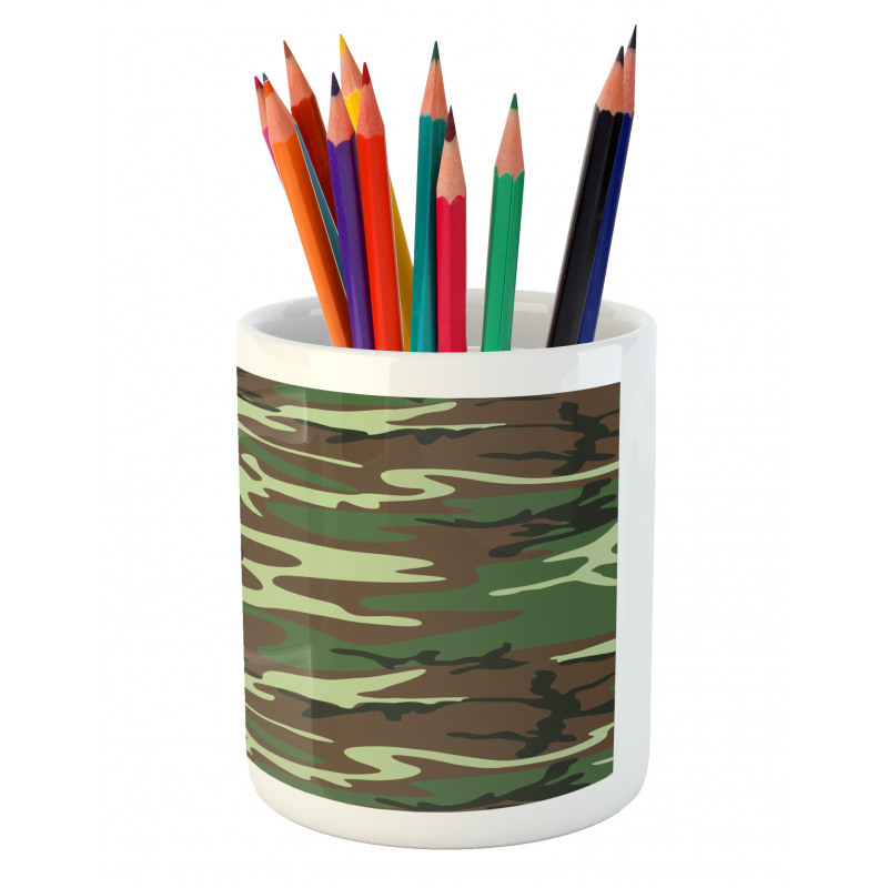 Classic American Woodland Pencil Pen Holder