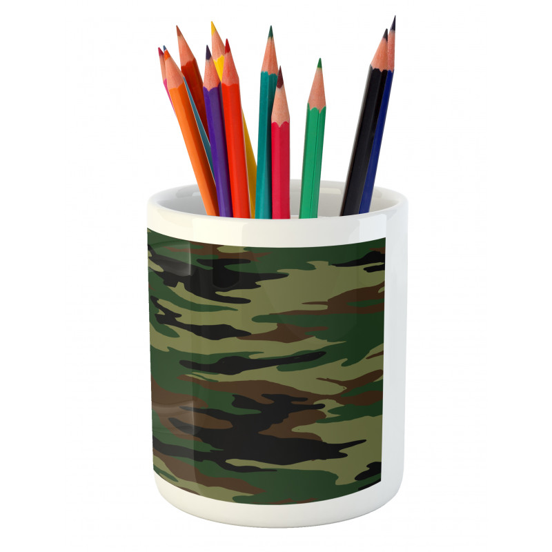 Uniform Inspired Fashion Pencil Pen Holder