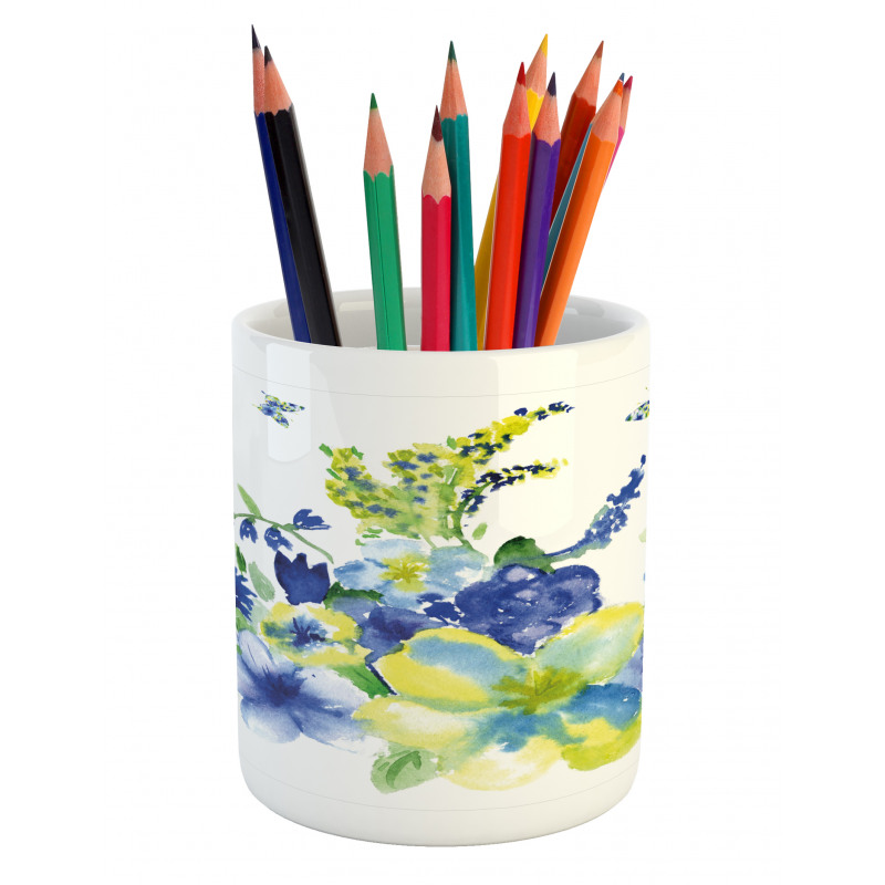 Spring Blooms Pencil Pen Holder