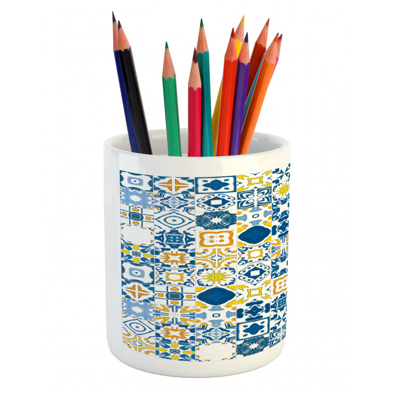 Mosaic Azulejo Pencil Pen Holder