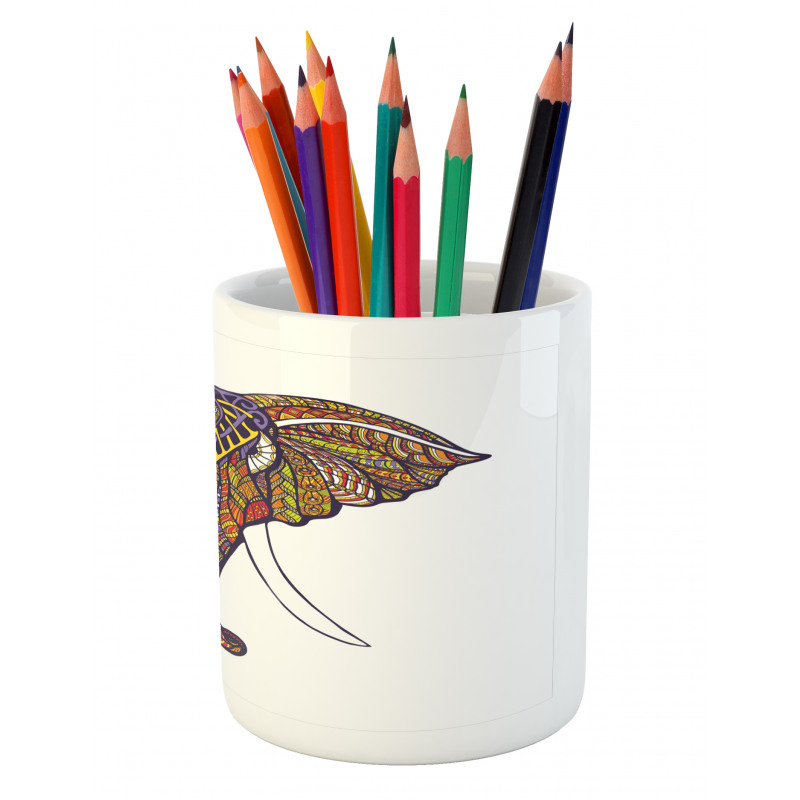 Tribal Colored Pencil Pen Holder