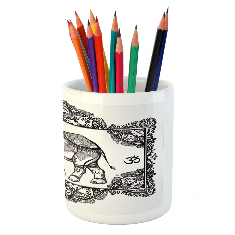 Rain Symbol Pencil Pen Holder