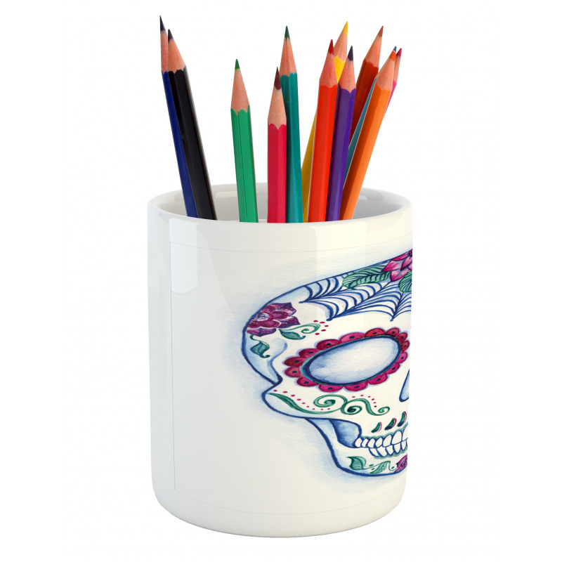 Colorful Doodle Pencil Pen Holder