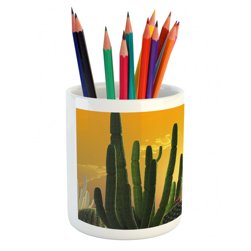 Sunset Desert Ecology Pencil Pen Holder