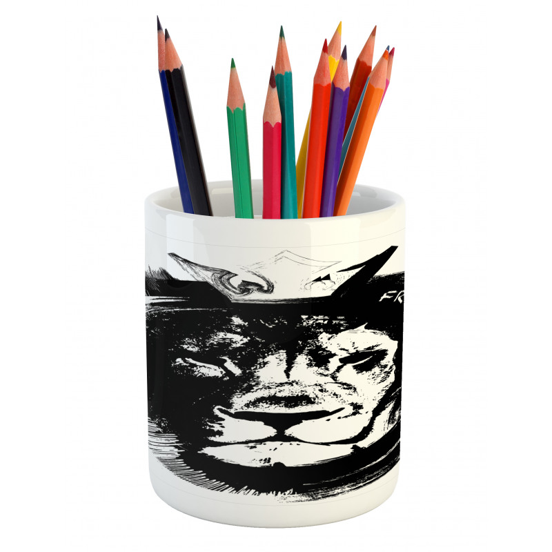 King of the Forest Freedom Pencil Pen Holder