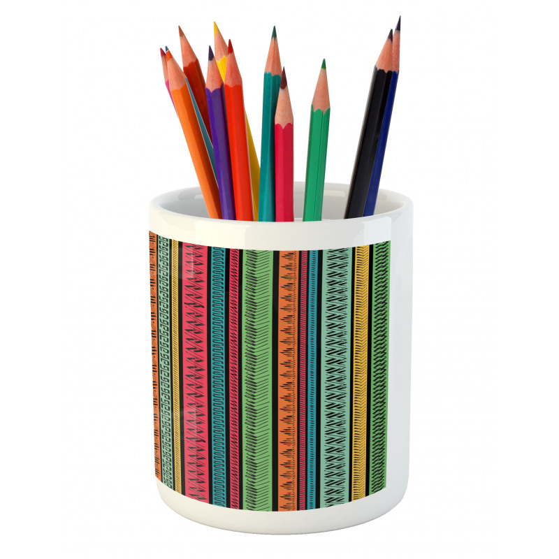 Native Borders Pencil Pen Holder