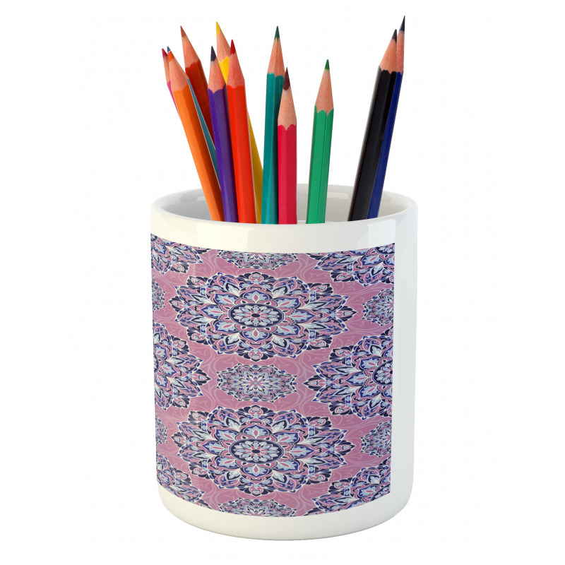 Oriental Lines Pencil Pen Holder