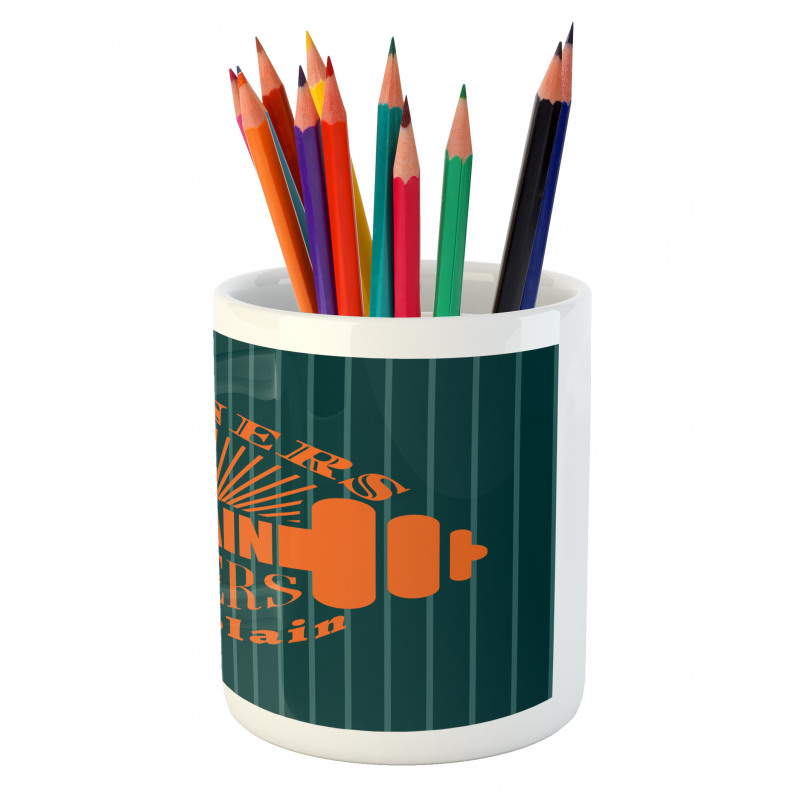 Winners Losers Words Pencil Pen Holder