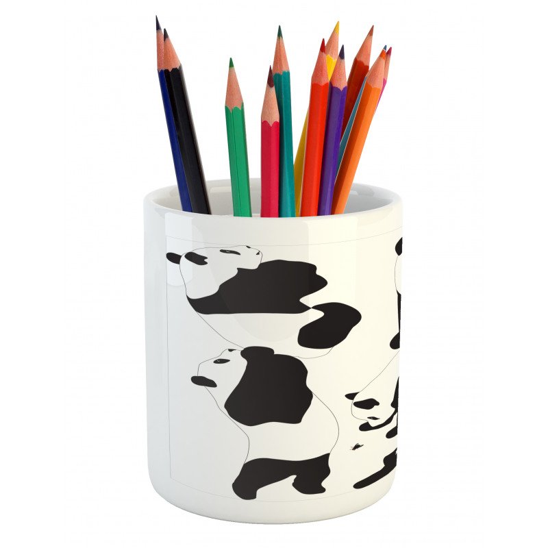 Baby Pandas Pencil Pen Holder