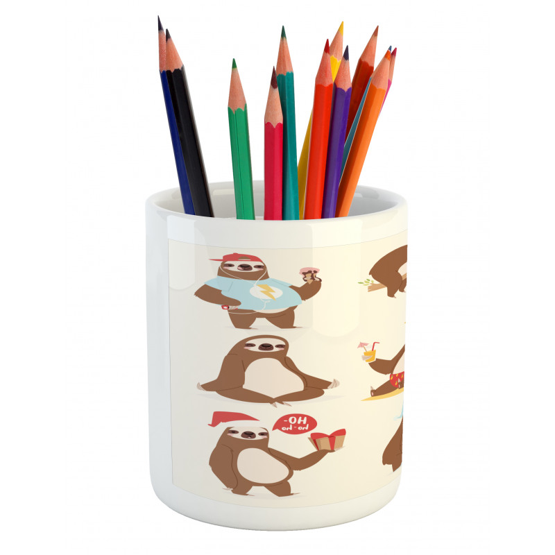 Funny Sluggard Animal Pencil Pen Holder