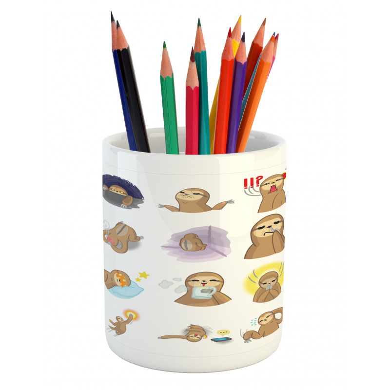 Manga Style Characters Pencil Pen Holder