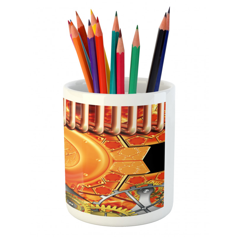 Retro Gear Technology Pencil Pen Holder