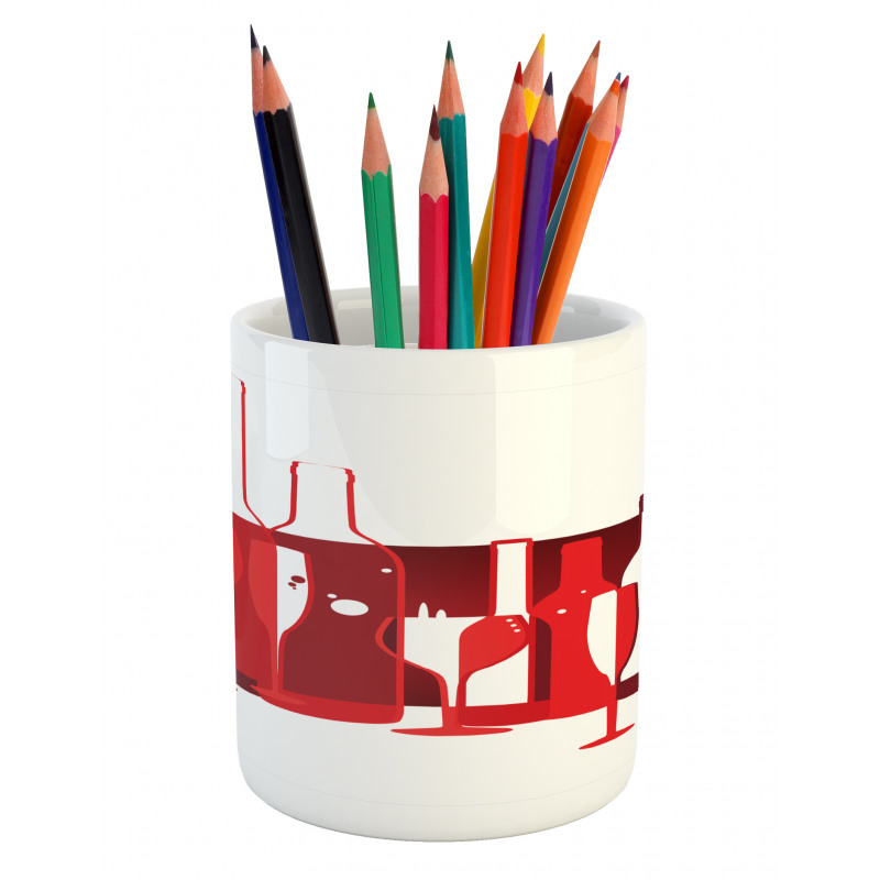 Modern Abstract Pencil Pen Holder