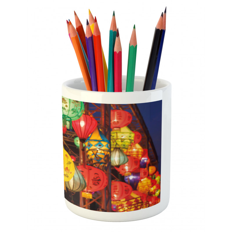 New Year Pencil Pen Holder