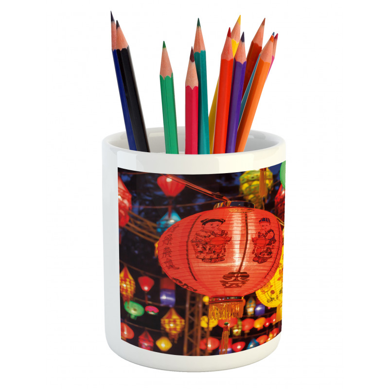 New Year Pencil Pen Holder