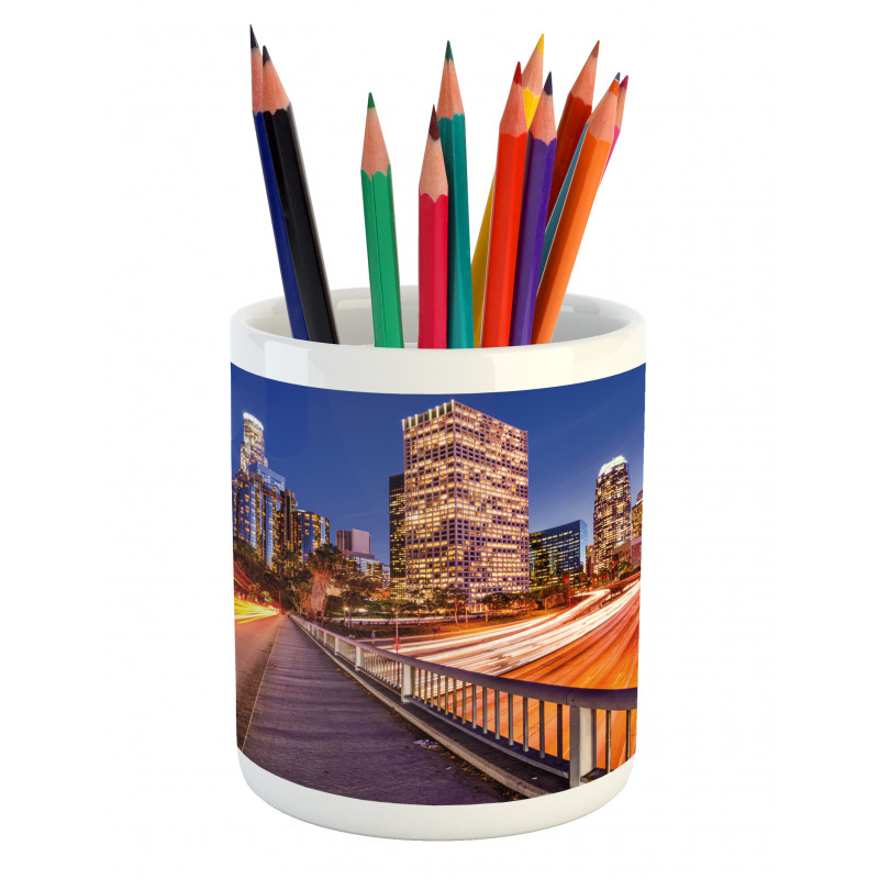 Los Angeles USA Downtown Pencil Pen Holder