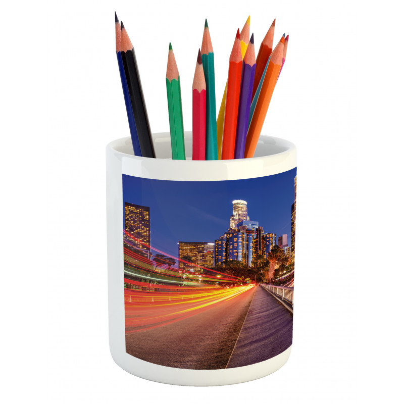 Los Angeles USA Downtown Pencil Pen Holder