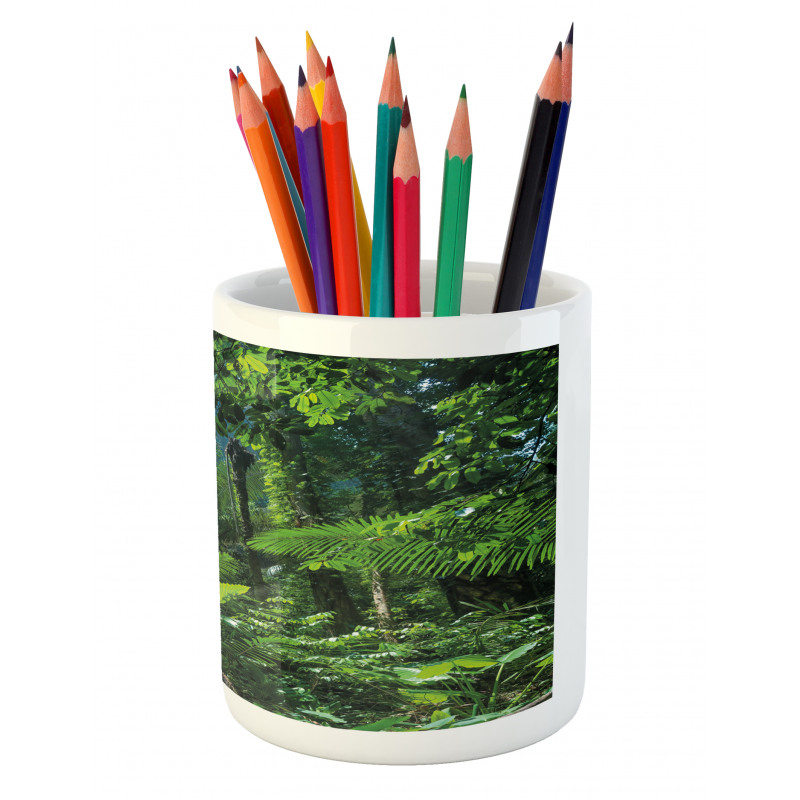 Green Untouched Nature Pencil Pen Holder