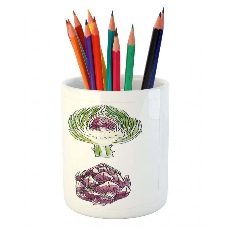 Vegetables Diet Food Pencil Pen Holder