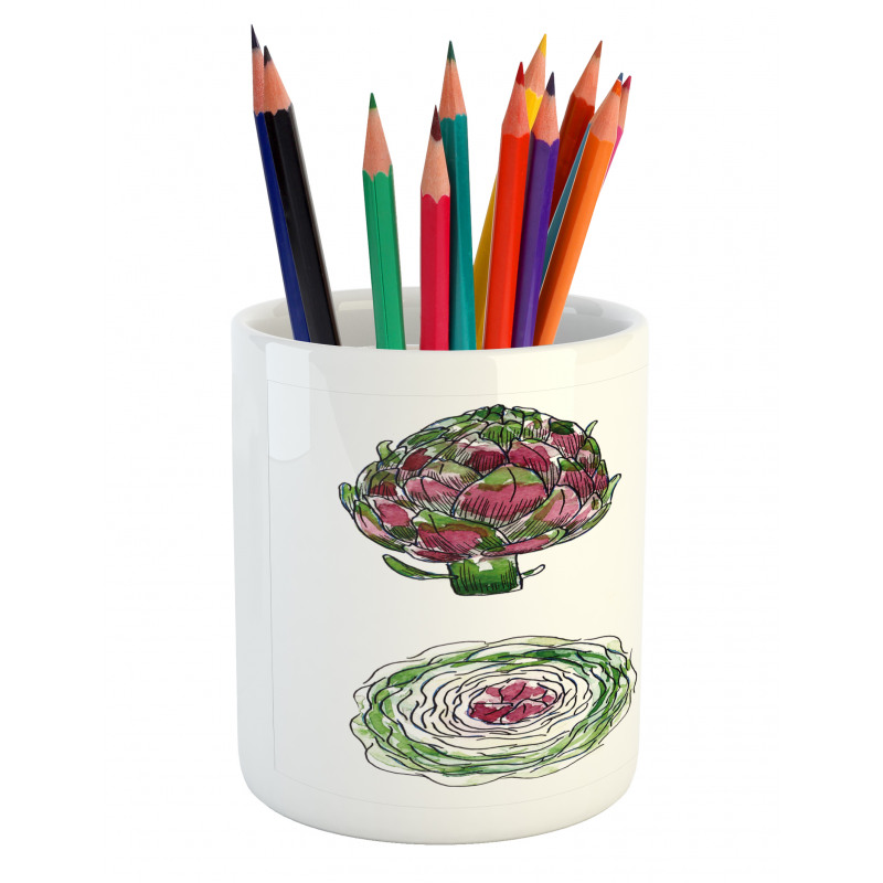 Vegetables Diet Food Pencil Pen Holder