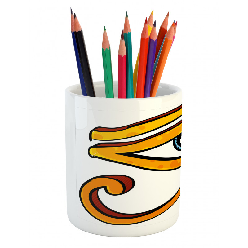 Eye Shape Egyptian Pencil Pen Holder