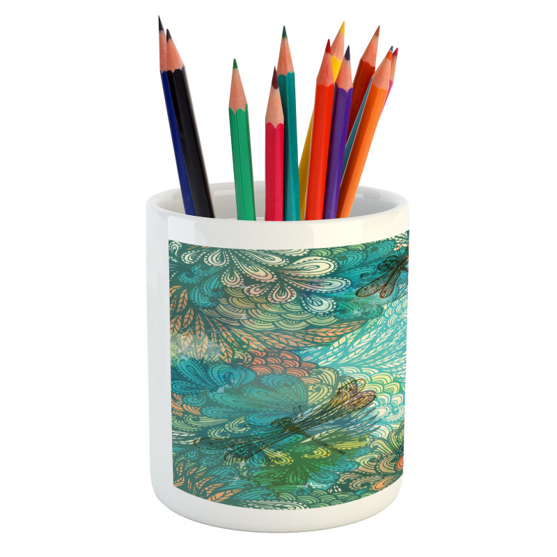 Fantasy Flowers Mix Pencil Pen Holder