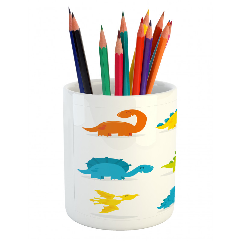 Funny Cartoon Set Pencil Pen Holder