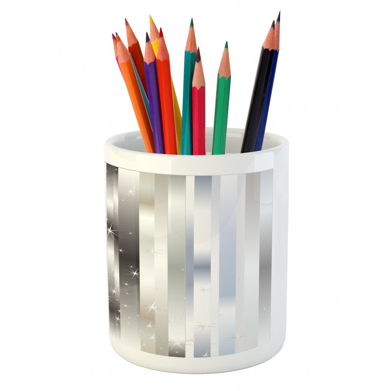 Color Bands Pencil Pen Holder