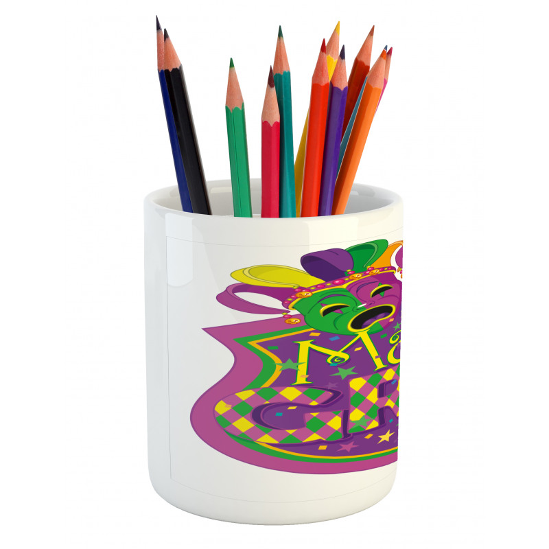 Carnival Blazon Art Pencil Pen Holder