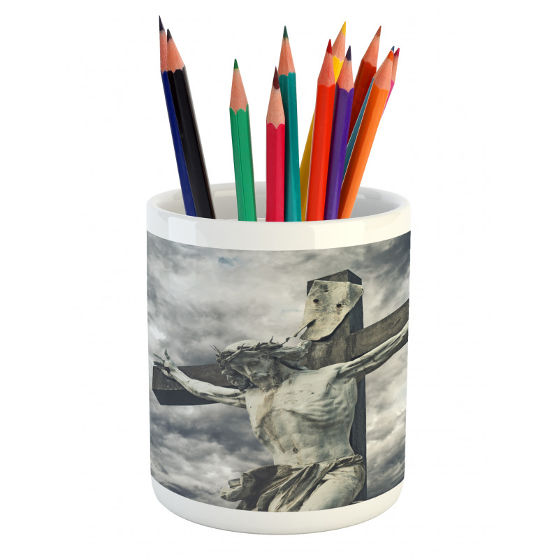 Stormy Dramatic Cloudscape Pencil Pen Holder