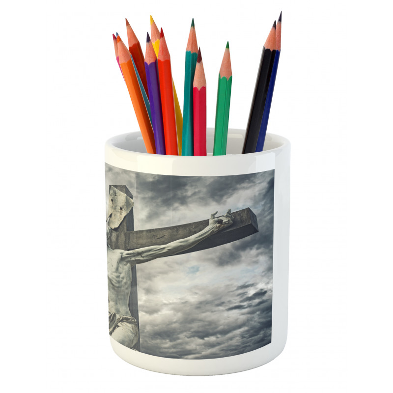 Stormy Dramatic Cloudscape Pencil Pen Holder