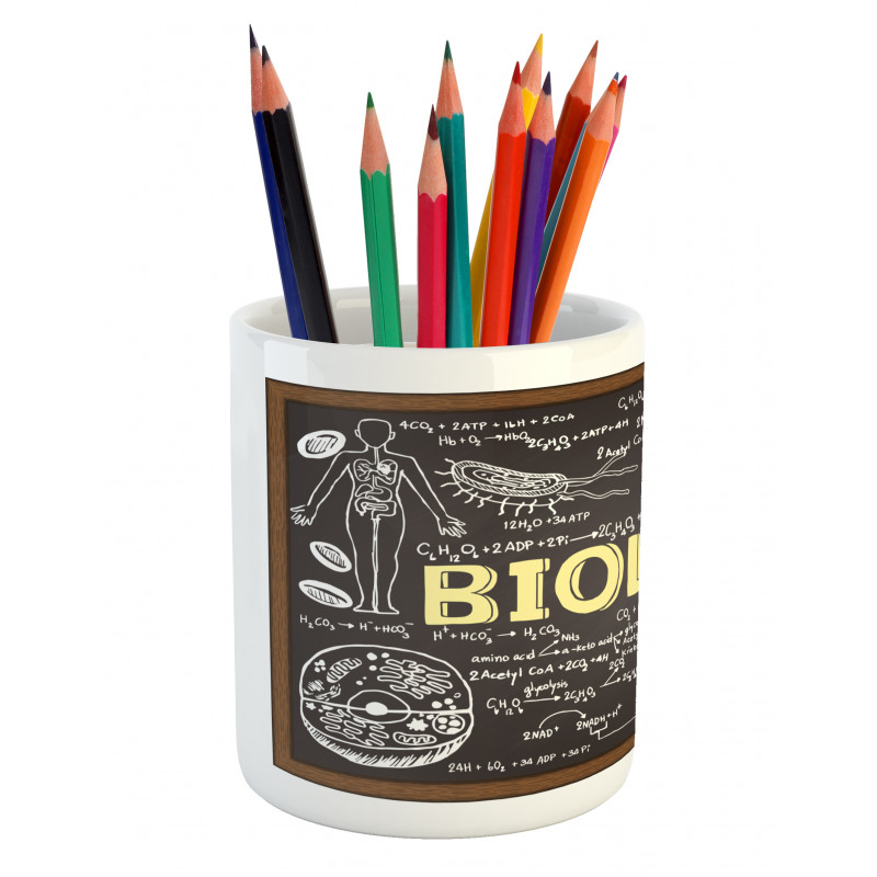 Biology Pencil Pen Holder