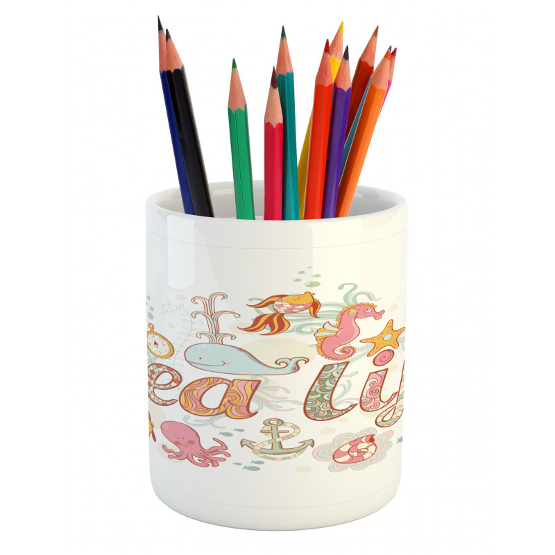 Marine Life Theme Pencil Pen Holder