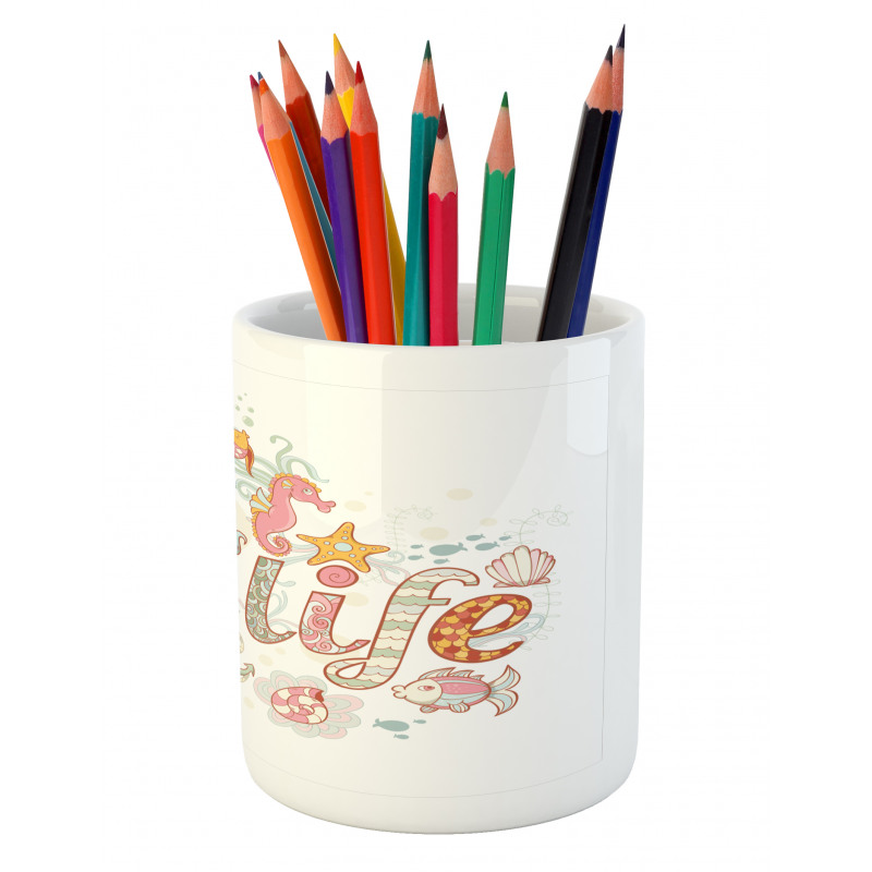 Marine Life Theme Pencil Pen Holder