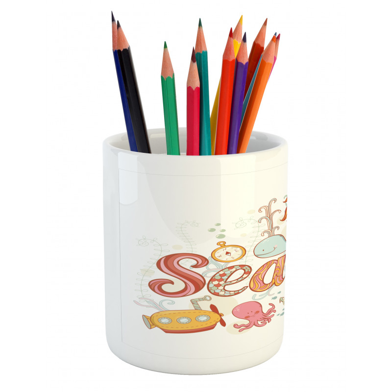 Marine Life Theme Pencil Pen Holder