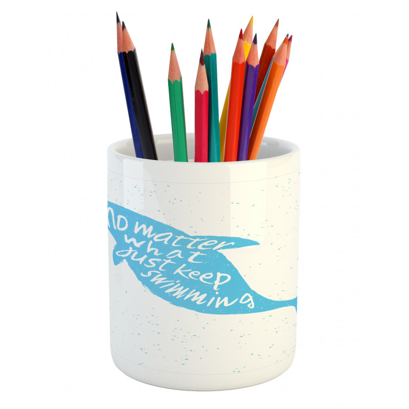 Hand Drawn Sea Mammal Pencil Pen Holder