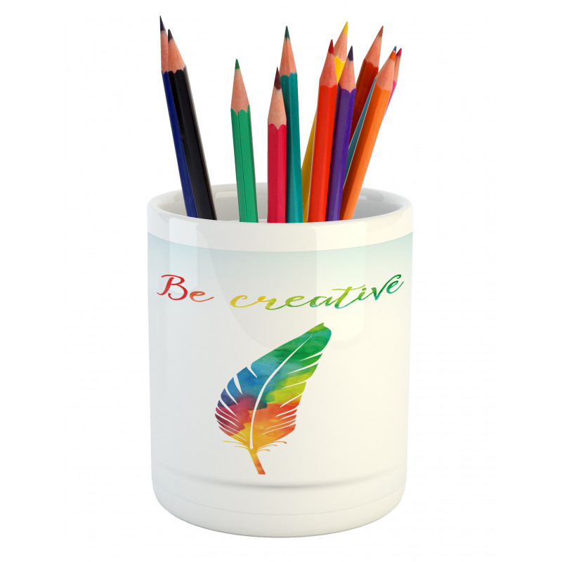 Rainbow Quill Creative Pencil Pen Holder