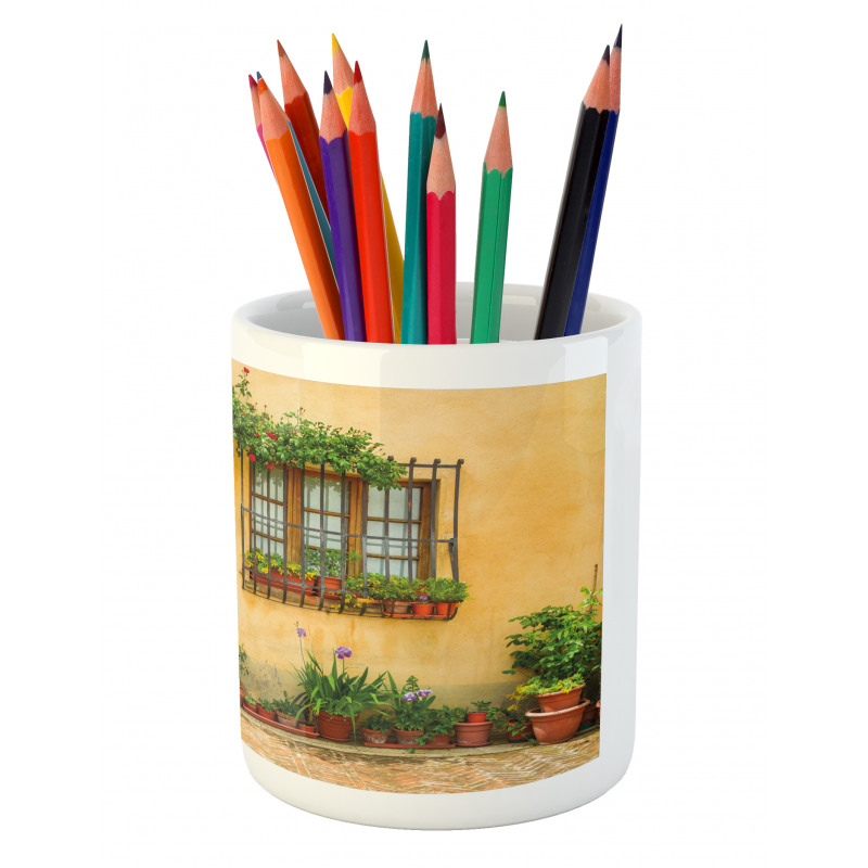 City Life in Tuscany Pencil Pen Holder